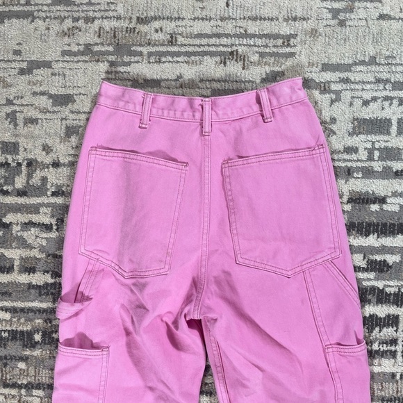 J Galt Highrise Pink Cargo Style Jeans - Picture 6 of 14